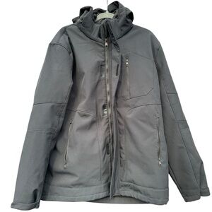 Hawke & Co. Mens Fabric Fusion Technology Jacket, Black,  Large -  2 In 1